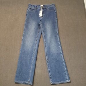 Z Supply Jeans Womens Size 26 Val Straight Leg Mid Rise NWT